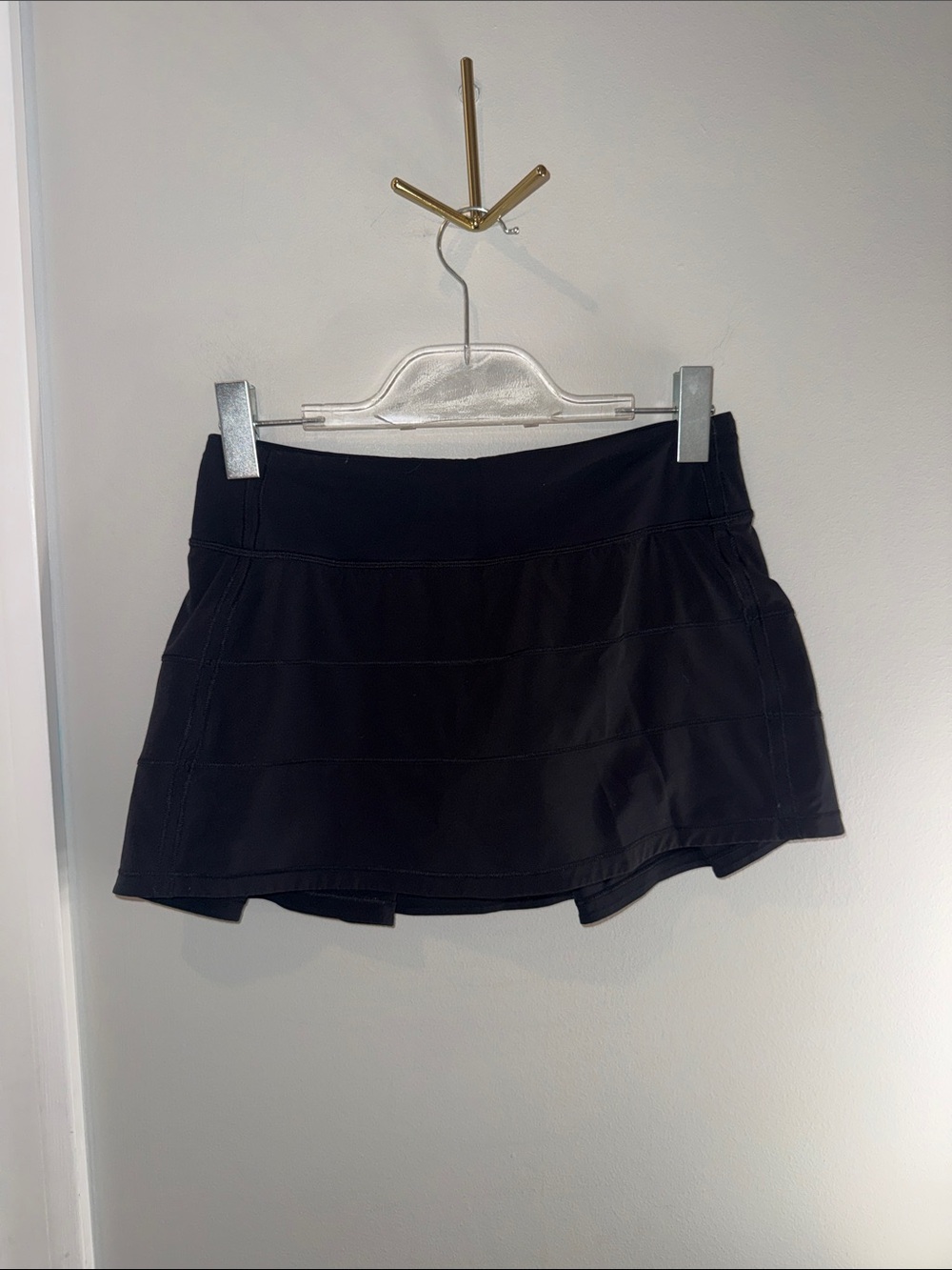 lululemon athletica Black Mini Skort
